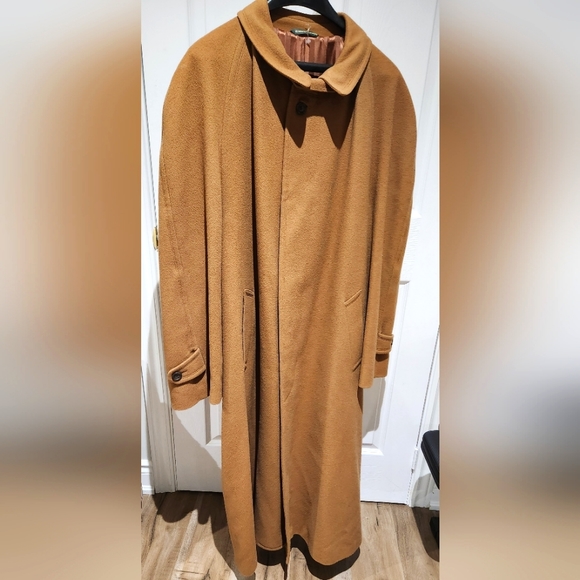 Tessuto Italian Cashmere Blend unisex Vintage Coat - Picture 1 of 10